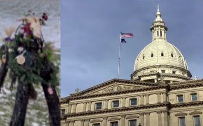 Dem staffer poses with ‘sexy’ satanic statue erected at Mich. state capitol