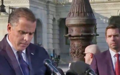 Eric Swalwell accused of facilitating a crime with Hunter Biden stunt: ‘Swine stick together’