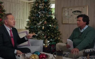 ‘Didn’t see that coming!’ Tucker’s wild Christmas Eve interview with Kevin Spacey sparks lively conversation