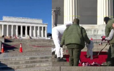 Pro-Hamas miscreants vandalize Lincoln Memorial