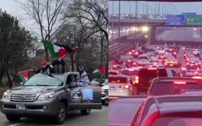 Pro-Hamas mob blocks Chicago highway to O’Hare airport ahead of Christmas Eve