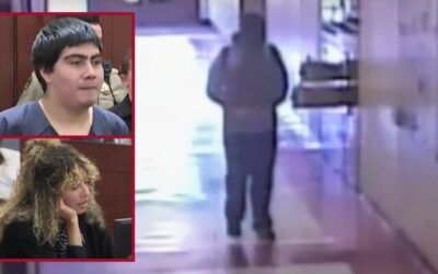 Chilling video emerges of student, 17,  ambushing Las Vegas teacher he tried to rape and strangle