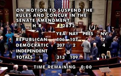 House and Senate pass third continuing resolution to avert government shutdown