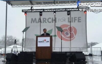 ‘All unite for pre-born rights!’: Thousands gather to attend March for Life amid massive snowstorm