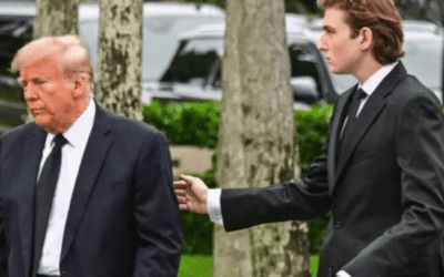 Barron Trump, 17, blows up on social media over appearance at grandma’s funeral