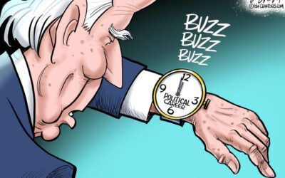 BS daily political cartoons: Out of time