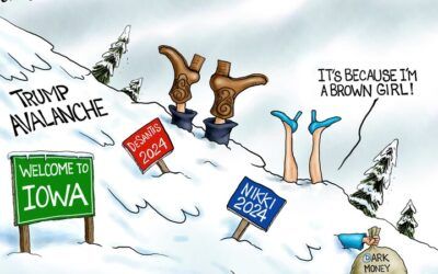 BS daily political cartoons: It’s because I’m a brown girl!