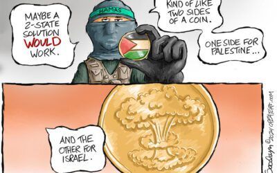 BS daily political cartoons: Two sides of a coin