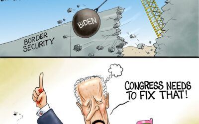BS daily political cartoons: Wrecking ball with Biden’s name
