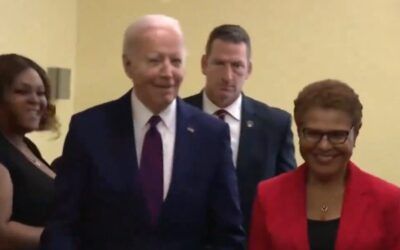 LA Mayor bails out mentally misfiring Biden in sad scene: ‘These people think we’re stupid’