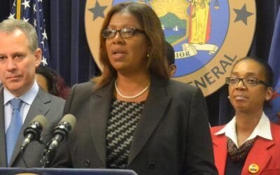 ‘Brutal’: Letitia James drowned out by pro-Trump chants and boos