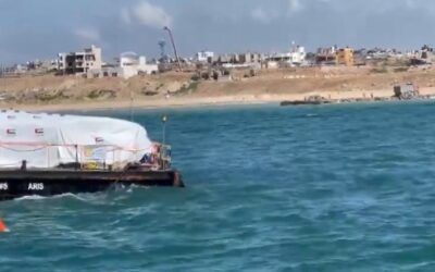 First maritime aid shipments arrive on Gaza’s shores as Hamas threat looms nearby