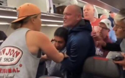 Passenger rages against ‘blue-eyed white devils,’ threatens to take ‘plane down’ until someone takes HIM down