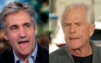 Michael Cohen gloats over ‘tough guy’ Peter Navarro going to prison