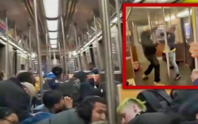 Terror on NYC subway train: The moments before a fight with suspected ‘migrant’ erupts in deadly gunfire
