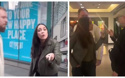 AOC lets ‘F-word’ fly in wild rant to anti-Israel protesters who ambushed her at the theater