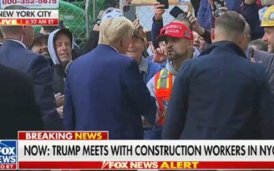‘We love Trump!’ Trump greeted by roaring union workers in NYC, dishes on a play to win NY!