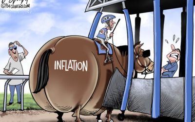 BS daily political cartoons: The Big Guy on a wide load
