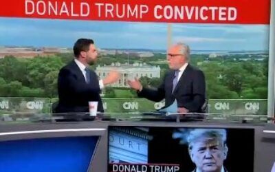 JD Vance calmly explains ‘sham’ prosecution of Donald Trump as Wolf Blitzer stammers