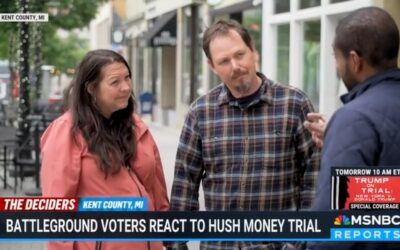 Swing-state voters tell MSNBC that Trump trial will not cause them to support Biden