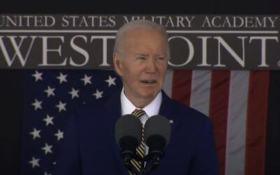‘Not a joke’: Biden refloats old Naval Academy lie in West Point graduation speech