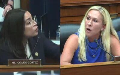 ‘Are your feeling hurt?… Awe’: Trash talk takes over as MTG spars with AOC in WILD Congressional catfight