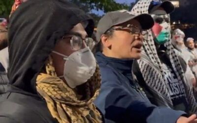 Dem Rashida Tlaib joins with Wayne State anti-Israel protesters, blocks police from entering campus