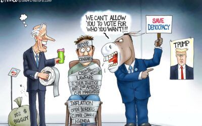 BS daily political cartoons: Dems’ duct-taped voter plan