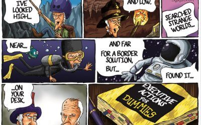 BS daily political cartoons: Executive Action for Dummies