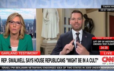 ‘What’s the harm?’: CNN anchor presses Eric Swalwell on Biden DOJ’s refusal to hand over Hur tapes