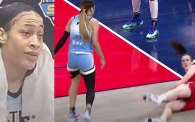 Black WNBA opponent mugs Caitlin Clark on court, refuses any questions about her actions