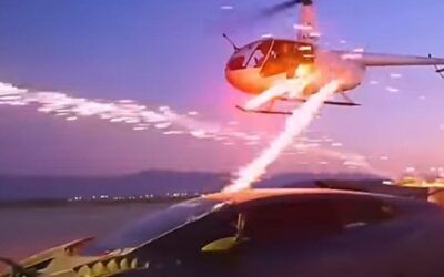 YouTuber faces 10 years in federal prison for stunt involving a helicopter shooting fireworks at a Lamborghini