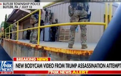 ‘F*ck, this is close’: New bodycam footage shows immediate aftermath of Trump assassination attempt