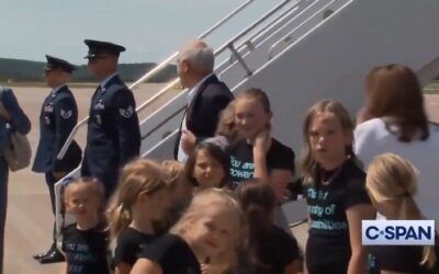 Tim Walz appears to ignore shouted questions about ‘stolen valor’ accusation
