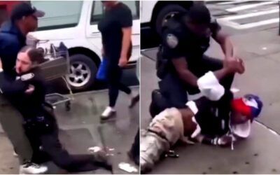 Repeat offender on probation assaults female NYC officer before INSANE arrest ensues