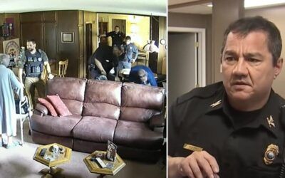 Charges hit chief responsible for bogus home raid of newspaper co-owner, 98, who died the next day