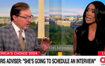 ‘It’s a month! It’s a month!’ CNN panel dukes it out over Kamala dodging media