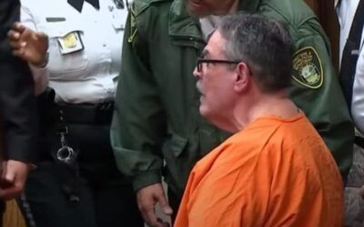 Caught-on-camera court outburst shows crazed murderer shouting at victim’s widow