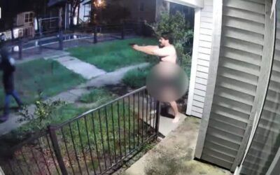 Armed teacher leaps into action when he hears teen girl scream for help outside his home