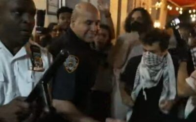 Kamala Harris rally falls into chaos when anti-Israel protesters infiltrate event, tussle with cops