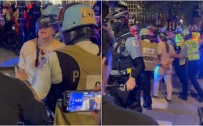 ‘Anything but peaceful’: Dozens arrested after anti-Israel protesters riot during second night of DNC