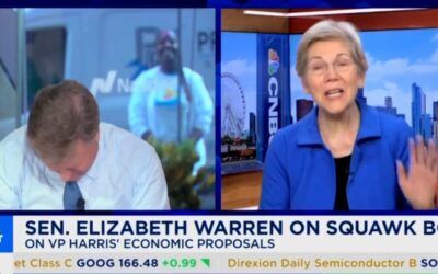 FED-UP Squawk Box host loses it on Liz Warren: ‘This is the way you never lose an argument’