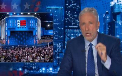 Jon Stewart skewers Democrats over DNC hypocrisy, omission of Palestinian speakers