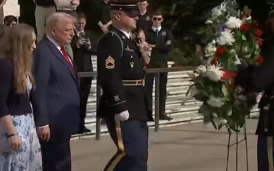 Trump visits Arlington to mark Abbey Gate bombing anniversary – Biden at the beach, Kamala MIA