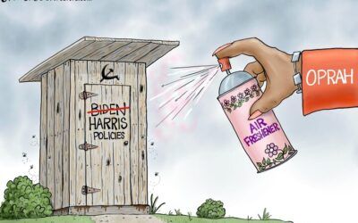 BS daily political cartoons: Kamala-scented air freshener