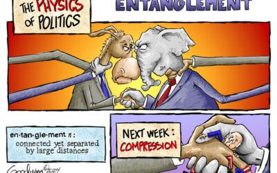 BS daily political cartoons: The physics of politics