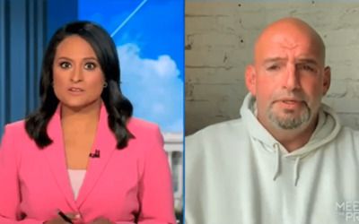 Cornered on fracking, Fetterman blurts out: ‘They’re eating dogs! They’re eating cats!’