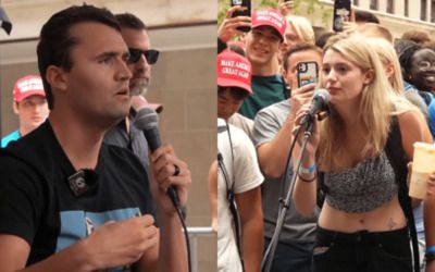 Young lefty is NO MATCH for Charlie Kirk and Vivek Ramaswamy