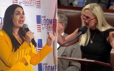 Marjorie Taylor Green and Laura Loomer go public with their feud after accusations fly over Trump advice