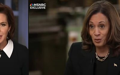YIKES! Kamala’s MSNBC solo interview did not go as she planned